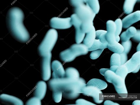 Abstract Illustration Of Bacilli Bacteria Full Frame — Biology