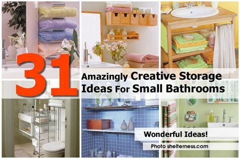 31 Amazingly Creative Storage Ideas For Small Bathrooms