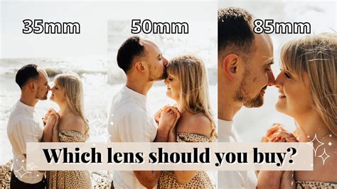 35mm Vs 50mm Vs 85mm Lens Comparison For Couple Photography Wedding