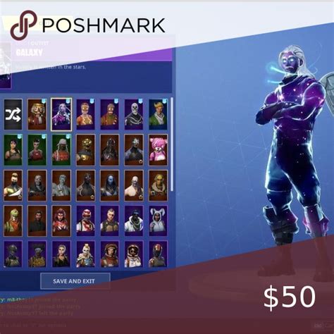 Selling Fortnite Account Pc Only 50 This Account Includes The Galaxy