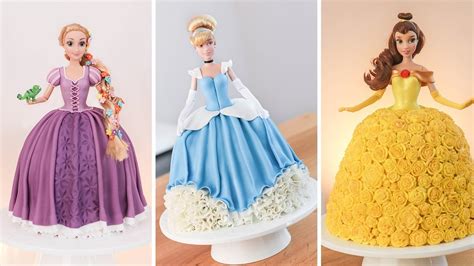 Kitchenlabels hannah montana birthday cake singapore. Disney Princesses - Doll Cakes - Tan Dulce - YouTube