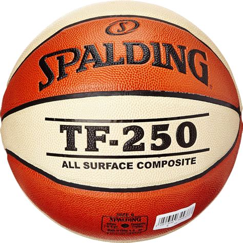 Spalding Tf 250 Sz6 74 584z Ballon De Basket Mixte Adulte Orange