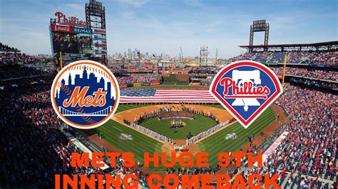 mets stage huge 9th inning comeback phillies vs mets highlights 5 5 22 youtube