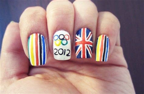 olympic nails olympic nails flag nails summer olympic games youtube art nail accessories