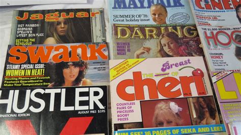 assorted adult magazines