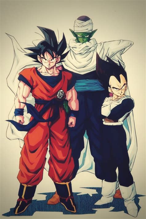 Son Goku Piccolo And Vegeta Dragon Ball Super Manga Anime Dragon Ball Super Dragon Ball Artwork