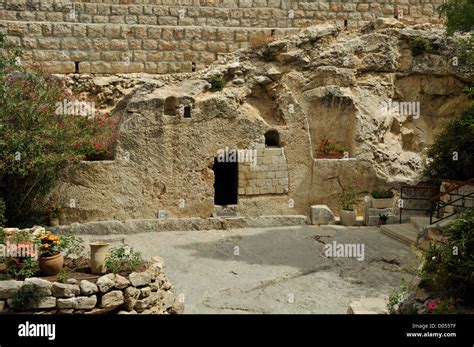 Place Of The Resurrection Of Jesus Christ In Jerusalem Israel Stock
