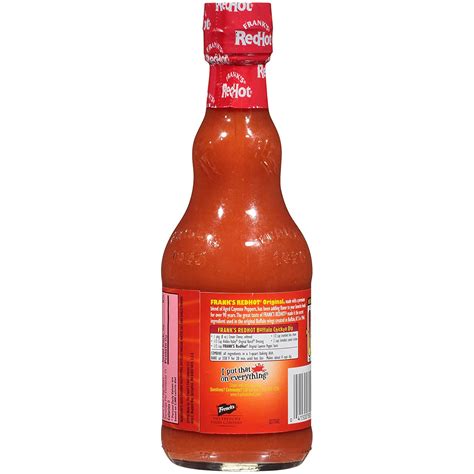 Frank S Redhot Original Hot Sauce Keto Friendly 12 Fl Oz Chilispicy