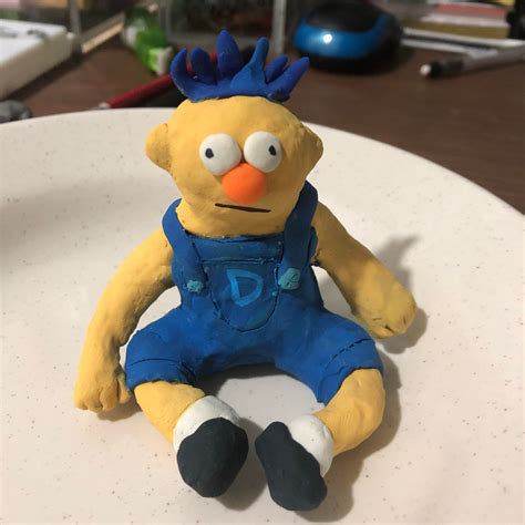 I Made A Yellow Guy Out Of Polymer Clay Rdhmis