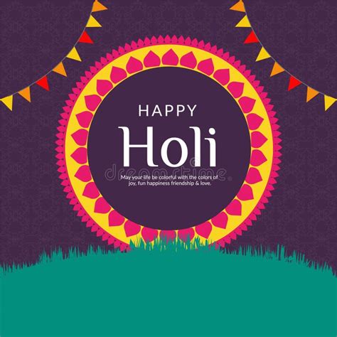 Happy Holi Banner Design Stock Vector Illustration Of Celebration