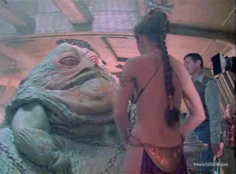 filming jabba and leia
