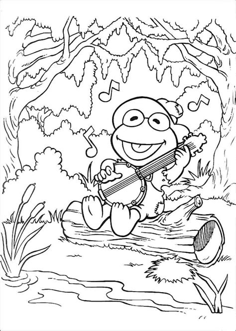 Baby Kermit From Muppet Babies Coloring Page Download Print Or Color
