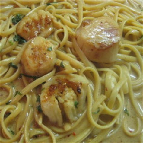 Garnish with parsley and lemon. Angel Hair Pasta with Scallop Saute - BigOven