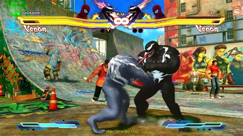 Street Fighter X Tekken Pc Venom Spider Man Youtube