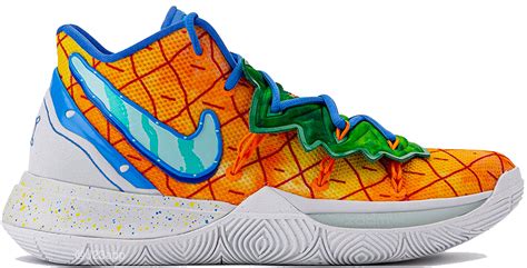 Handle the rock, cut on a dime, and drain jumper after jumper in a pair of kyrie irving shoes. Nike Kyrie 5 Spongebob Pineapple House | Nike kyrie, Kyrie irving shoes, Nike basketball shoes