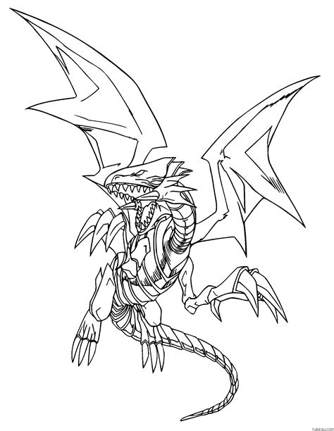 Blue Eyes White Dragon Coloring Pages