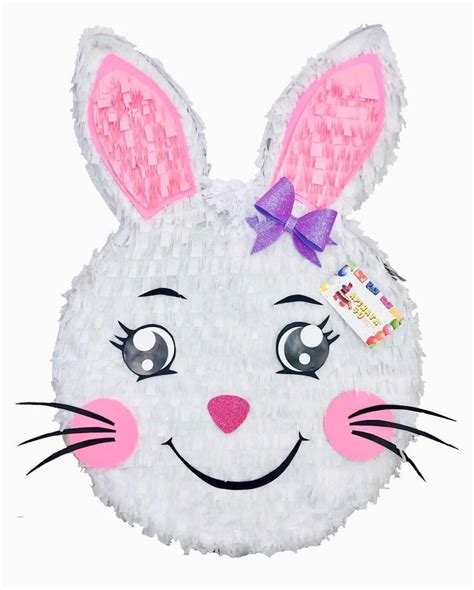 New Ready To Ship Easter Bunny Head Pinata Rabbit Pinata Etsy
