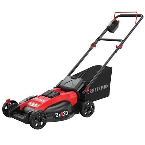 Craftsman 2x20v 20 Volt Max Brushless 20 In Push Cordless Electric Lawn