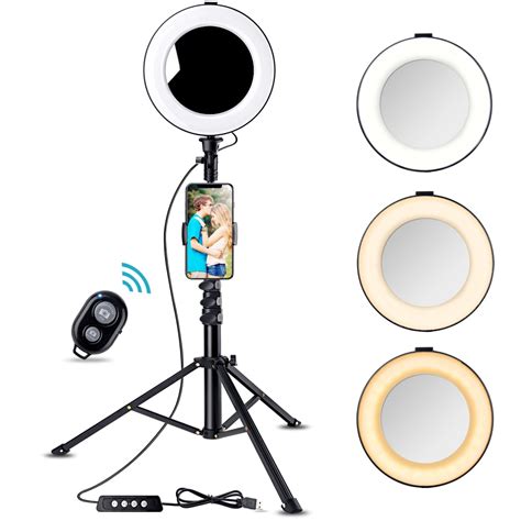 8 Inch Ring Light With Tripod Stand B Land Led Camera Selfie Light