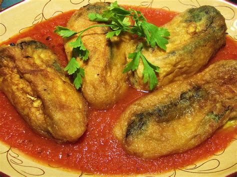 Chiles Rellenos — Poblano Chiles Stuffed With Cheese And