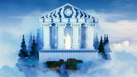 Greek Sky Temple Megastructure Minecraft Map