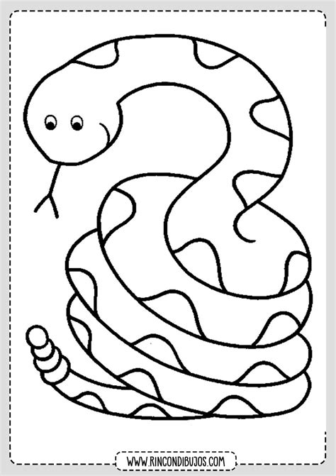 Dibujos De Serpientes Para Colorear Dibujos De Colorear