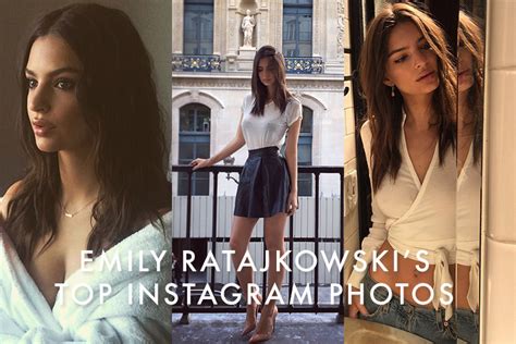 Emily Ratajkowski On Instagram Her Hottest Photos