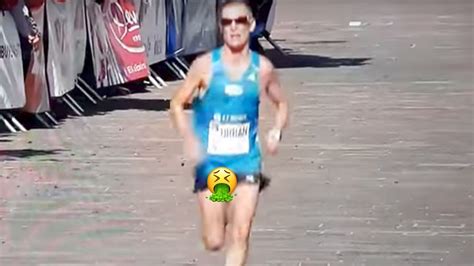 Marathon Runner Doesn T Feel His D Ck Balls Flopping Around Youtube