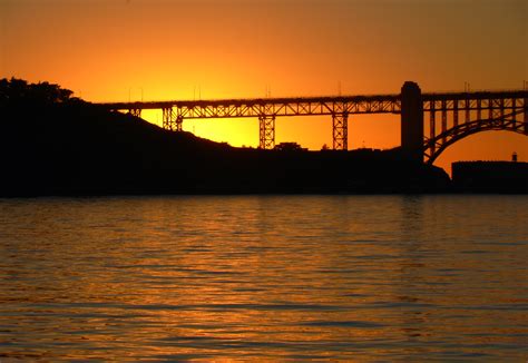 Free Images Sea Sun Sunrise Sunset Bridge Sunlight Morning