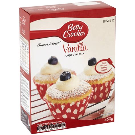 Try betty crocker™'s range of delicious cake mixes which make it quick and easy to bake marvellous cakes for friends and family. betty crocker party rainbow chip cake mix cupcakes