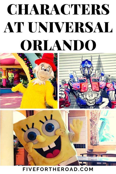 65 Universal Orlando Character Meet And Greets Where To Meet
