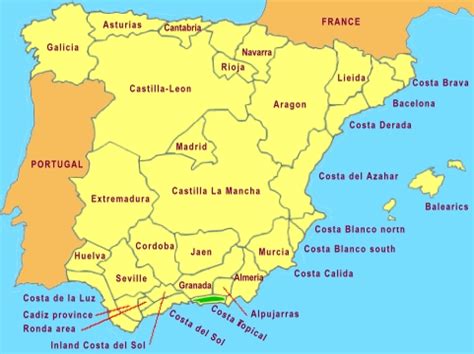 Są to costa del sol, costa brava, costa vasca, costa verde, costa dorada, costa blanca. Travel Senior Hiszpania - wczasy dla seniora - Wybrzeża w ...