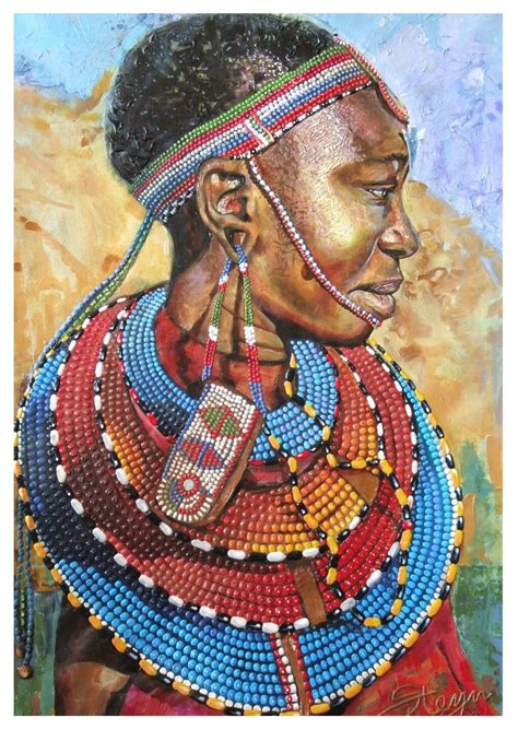 Massai Art South African Art Africa Drawing African Art