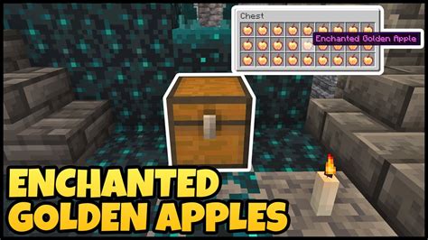 Best Spot To Get Enchanted Golden Apples In Minecraft Youtube