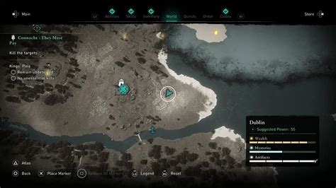 Assassin S Creed Valhalla Dublin Treasure Hoard Map Guide Gamersheroes