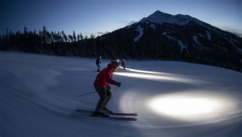 We Went Headlamp Night Skiing At Big Sky And It Was Cool As Hell
