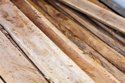 Large Stack Of Wood Planks Stock Image Image Of Site 96064535
