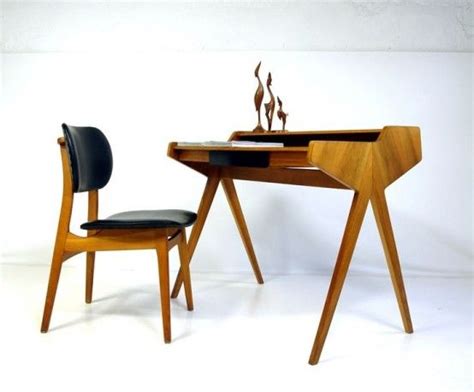 36 Stylish Mid Century Desks Mid Century Desk Furniture Mid Century Modern Desk