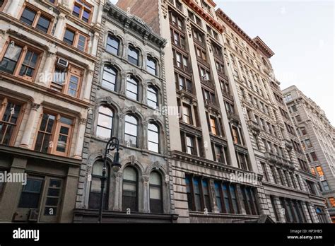 Historic Cast Iron Buildings In Soho Hi Res Stock Photography And