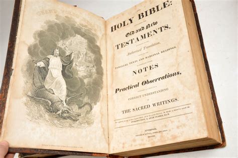 Set Of Three Very Large Antique Holy Bibles 1778 1813 And 1844
