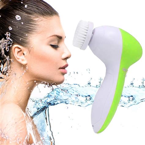 5 In 1 Facial Cleansing Brush Waterproof Face Spin Brush Set Deep Cleansing Gentle