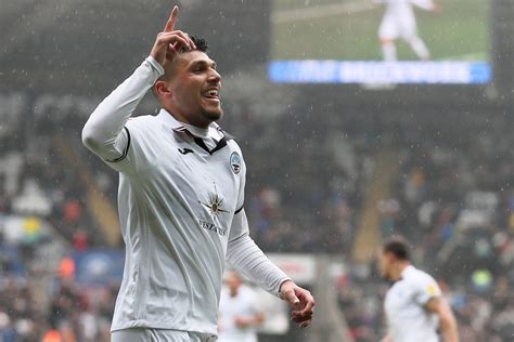 Joel Piroe Rangers Linked With Move For Once £20m Rated Swansea Striker