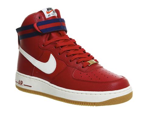 Lyst Nike Air Force 1 Hi In Red For Men