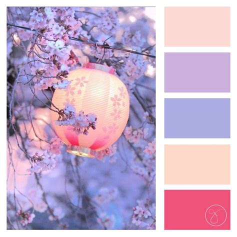 Japanese Blossom Colour Palette Color Palette Challenge Pantone