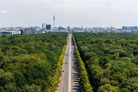 Aerial View Of Tiergarten Park And Main Landmarks Of City Of Berlin