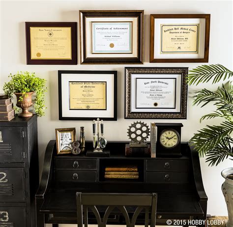 Shop for modern office decor online at target. Celebrate your accomplishments by framing your diploma for display. | Business office decor ...