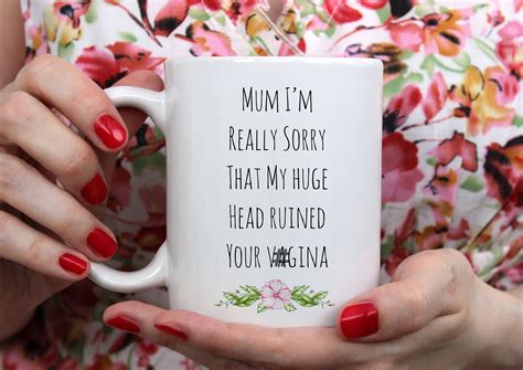 Rude Mothers Day Mug Funny Mothers Day T Mum T Etsy