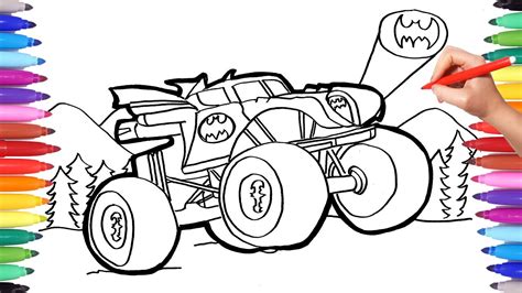 spiderman monster trucks coloring pages catmgrant