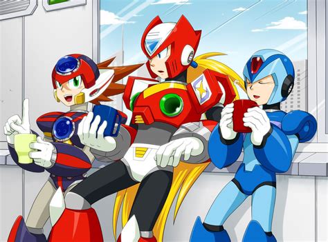 Axl Zero X Pixiv Id 3453384 Mega Man Art Mega Man