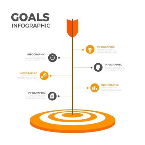Free Vector Goals Infographic Template Riset